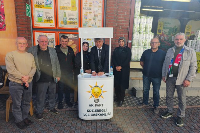 ÜYE ÇALIŞMALARINA DESTEK VERDİK...