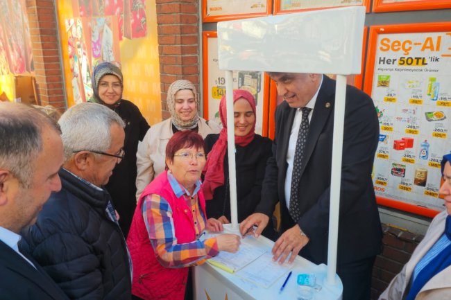 ÜYE ÇALIŞMALARINA DESTEK VERDİK...