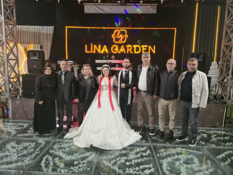 GENÇ ÇİFTİMİZE BİR ÖMÜR BOYU MUTLULUKLAR DİLERİZ