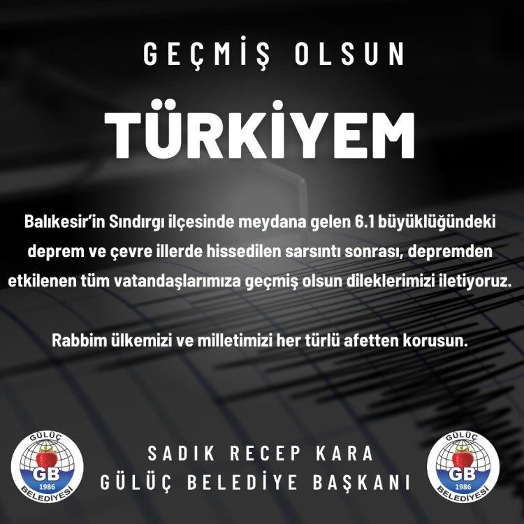 GEÇMİŞ OLSUN BALIKESİR...