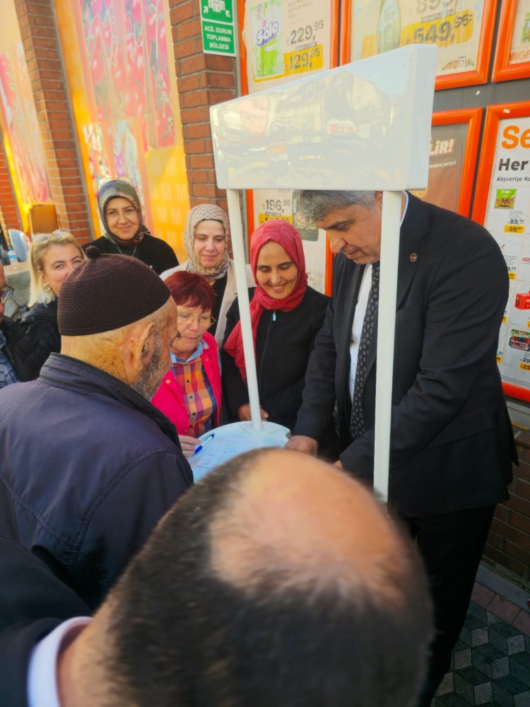 ÜYE ÇALIŞMALARINA DESTEK VERDİK...