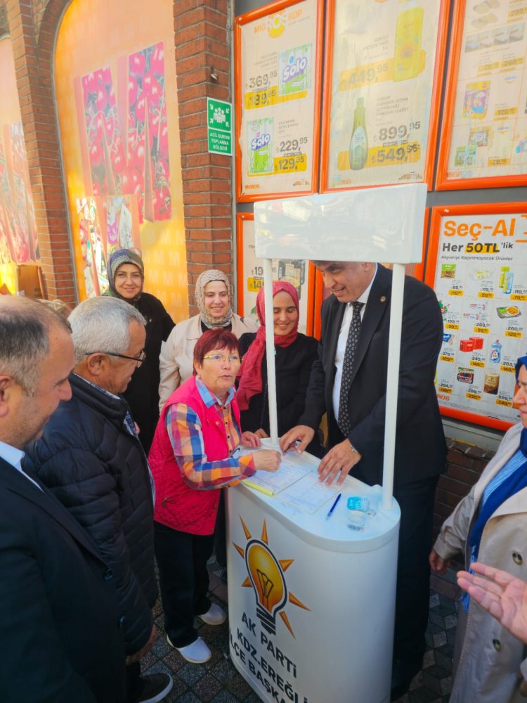 ÜYE ÇALIŞMALARINA DESTEK VERDİK...