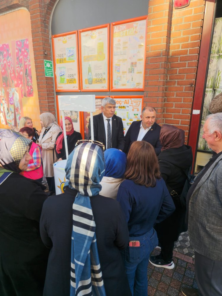 ÜYE ÇALIŞMALARINA DESTEK VERDİK...