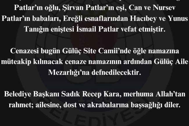 Vefat & Başsağlığı