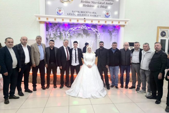 GENÇ ÇİFTÇİMİZE BİR ÖMÜR BOYU MUTLULUKLAR DİLERİZ