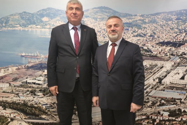 ERDEMİR GENEL MÜDÜRÜ ŞABAN YAZICIYA ZİYARETTE BULUNDUK...