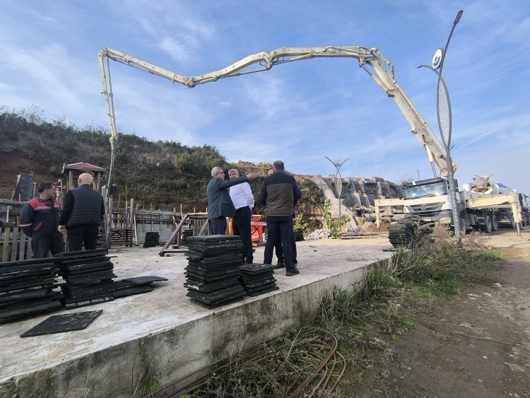 GÜLÜÇ MİLLET BAHÇESİNDE İNCELEMELERDE BULUNDUK