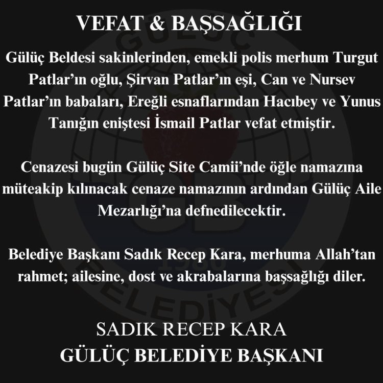 Vefat & Başsağlığı