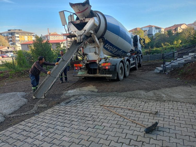 BETONLAMA ÇALIŞMALARIMIZ DEVAM EDİYOR...