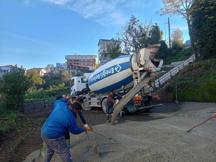 BETONLAMA ÇALIŞMALARIMIZ DEVAM EDİYOR...