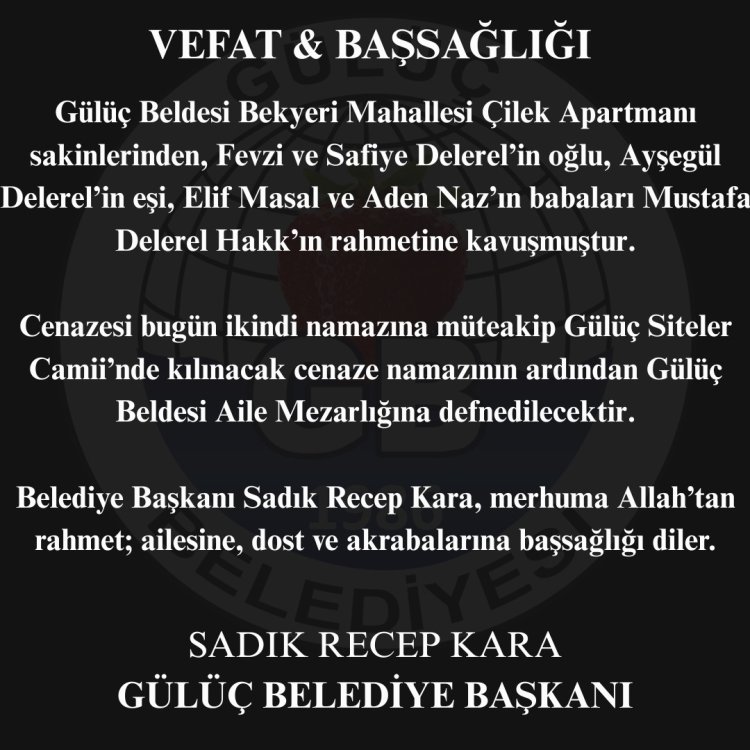 Vefat & Başsağlığı