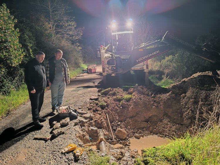 EKİPLERİMİZ GECE GÜNDÜZ DEMEDEN ÇALIŞMALARA DEVAM EDİYOR...
