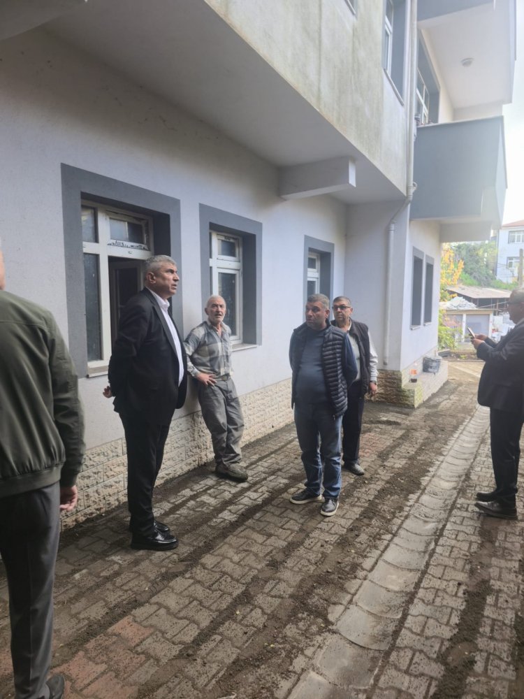 BELEDİYE BAŞKANIMIZ SADIK RECEP KARA SAHADA İNCELEMELERDE BULUNDU