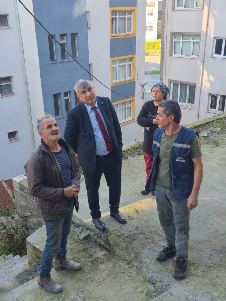 MERDİVEN SOKAK’TA BELEDİYE BAŞKANIMIZ SADIK RECEP KARA’DAN YAKINDAN TAKİP!