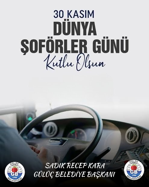 30 KASIM DÜNYA ŞOFÖRLER GÜNÜ KUTLU OLSUN...