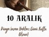 10 ARALIK DÜNYA İNSAN HAKLARI GÜNÜ KUTLU OLSUN
