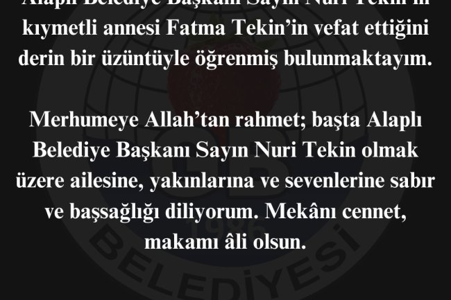 Vefat & Başsağlığı