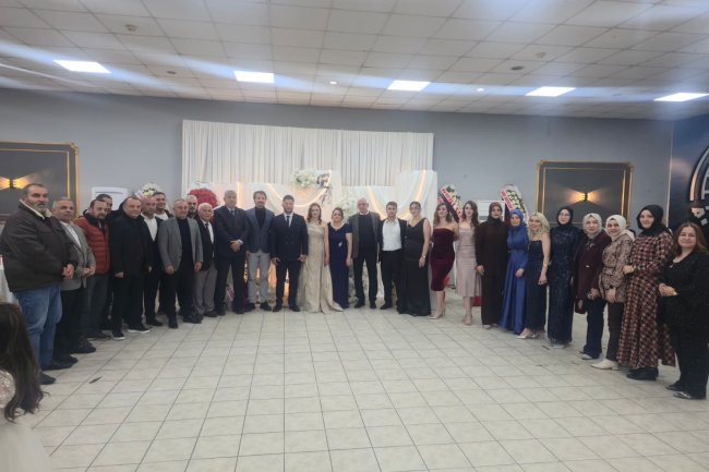 GENÇ ÇİFTÇİMİZE BİR ÖMÜR BOYU MUTLULUKLAR DİLERİZ...