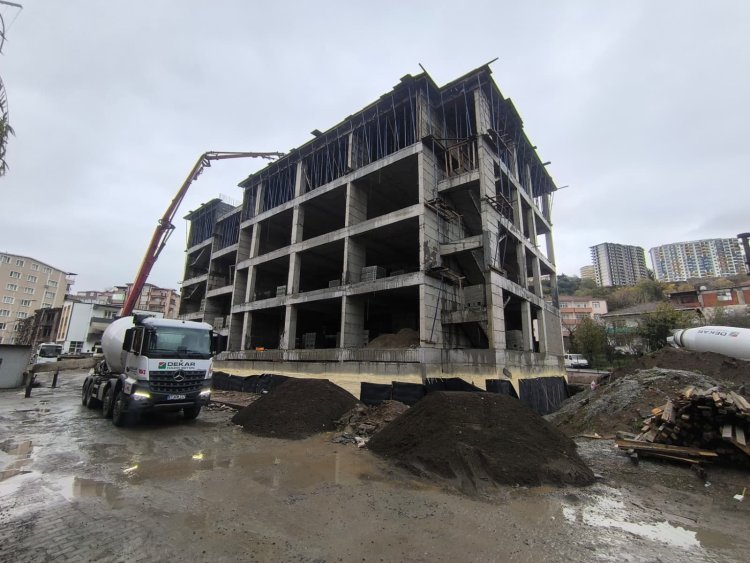 Gülüç Vesile Dikmen İlköğretim Okulu İnşaatı Son Hız Devam Ediyor!
