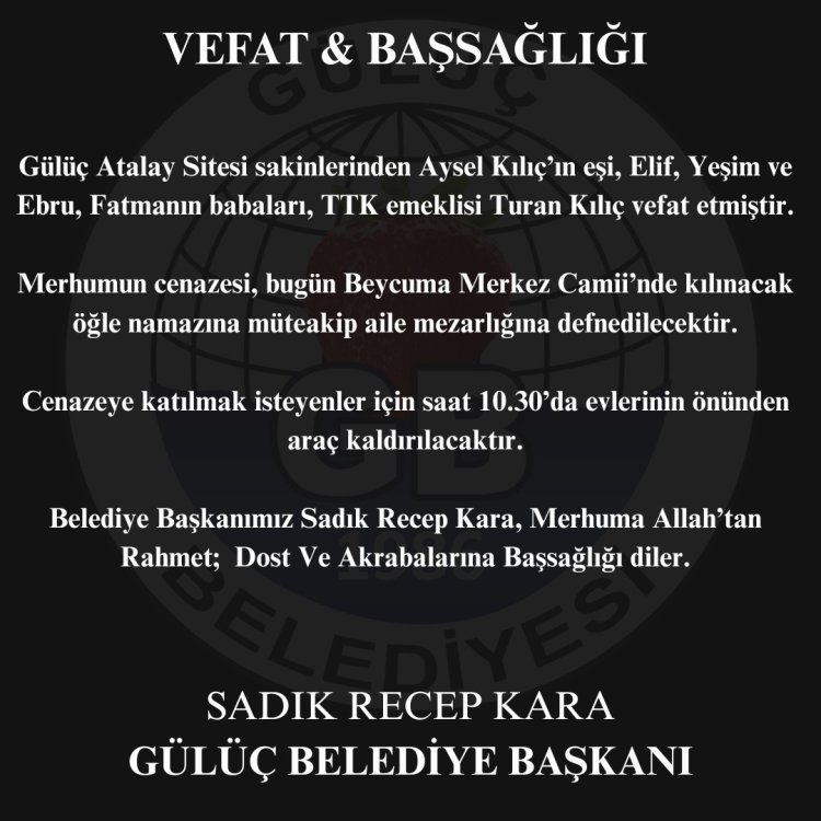 Vefat & Başsağlığı