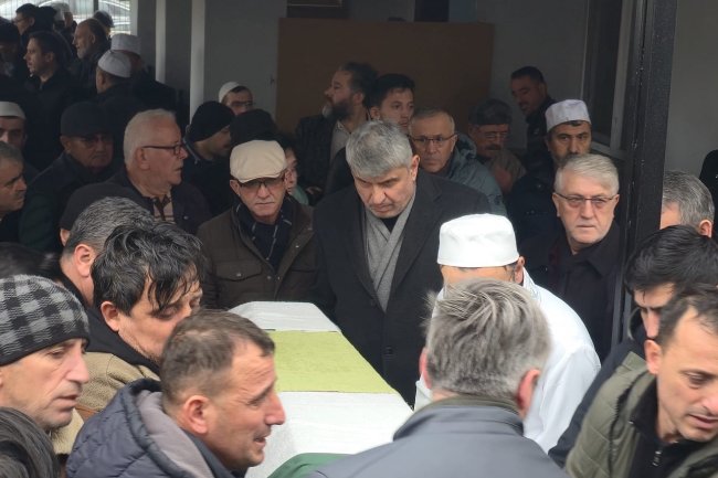 Cenaze Merasimine Katılım Sağladık...