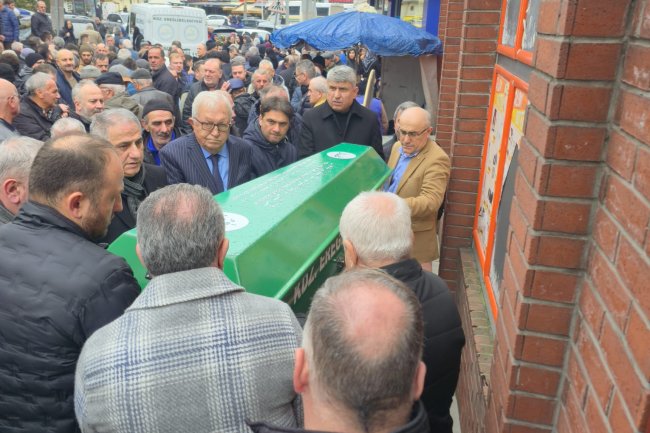 Cenaze Merasimine katılım sağladık...