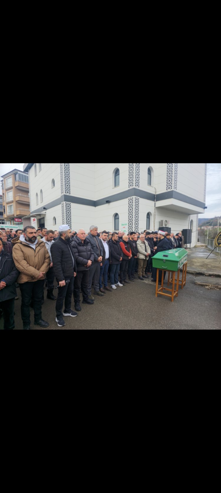 Cenaze Merasimine katılım sağladık...