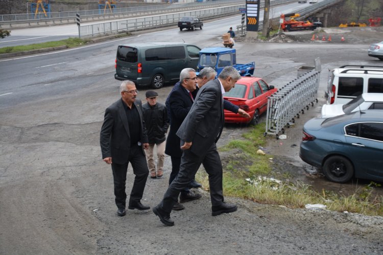 BELEDİYE BAŞKANIMIZ SADIK RECEP KARA İNCELEMELERDE BULUNDU...
