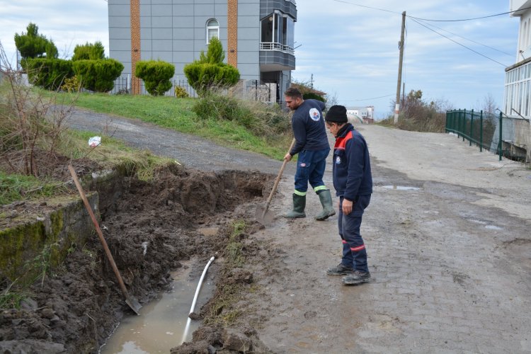 ANLIK OLUŞAN ARİZAYA EKİPLERİMİZ MÜDAHALEDE BULUNDU...