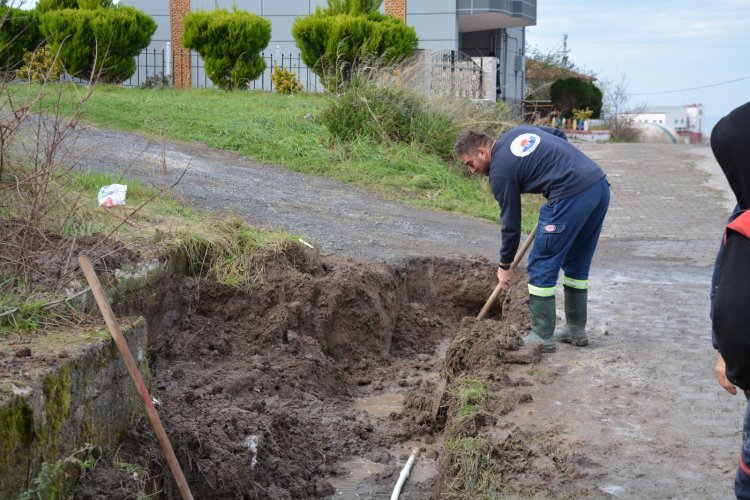 ANLIK OLUŞAN ARİZAYA EKİPLERİMİZ MÜDAHALEDE BULUNDU...
