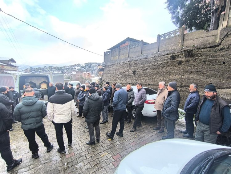 CENAZE MERASİMİNE KATILIM SAĞLADIK...