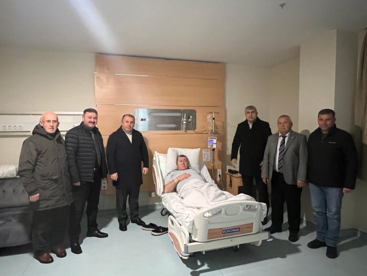 GEÇMİŞ OLSUN ZİYARETİNDE BULUNDUK...