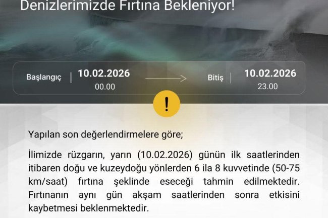 METEOROLOJİK UYARI