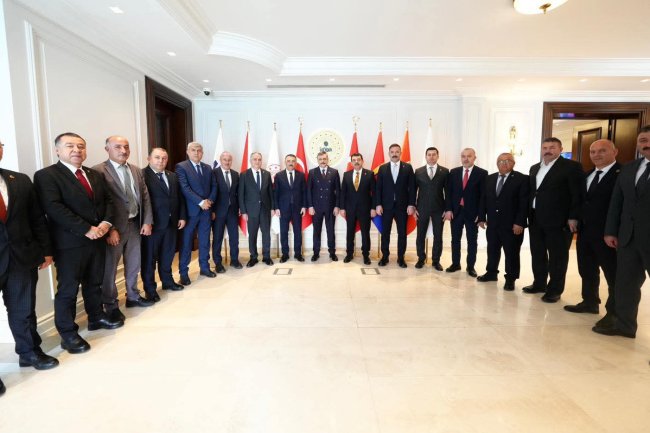 SAYIN BAKANIMIZI ZİYARETTE BULUNDUK...