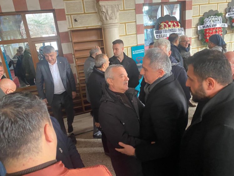 CENAZE MERASİMİNE KATILIM SAĞLADIK....