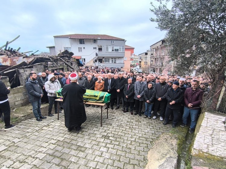 CENAZE TÖRENİNE KATILIM SAĞLADIK...