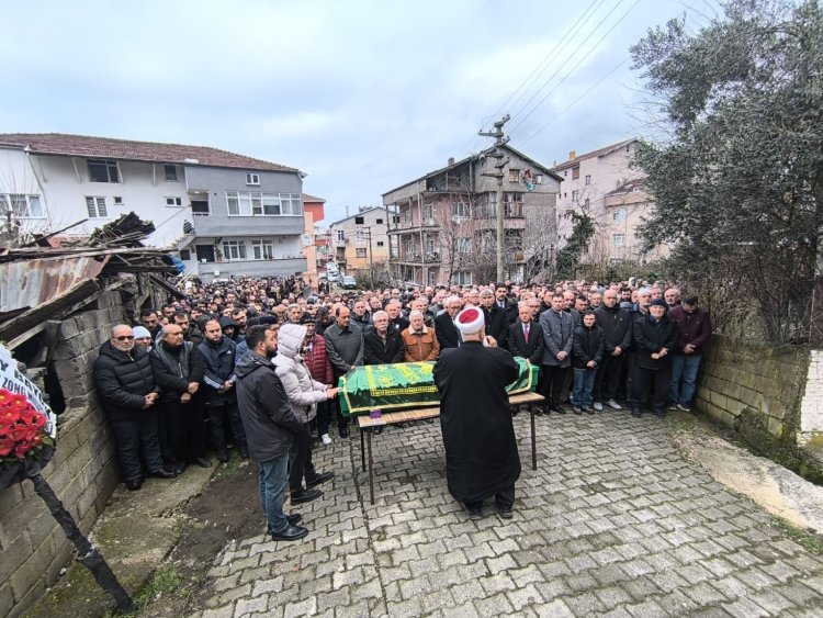 CENAZE TÖRENİNE KATILIM SAĞLADIK...