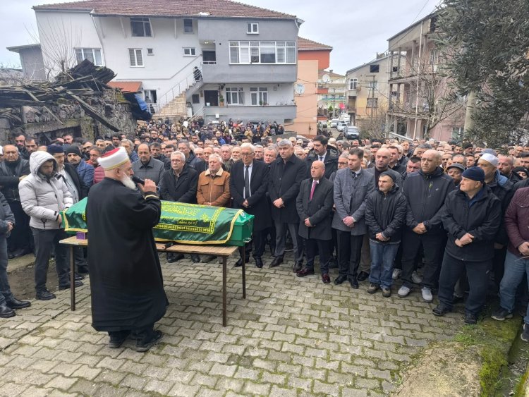 CENAZE TÖRENİNE KATILIM SAĞLADIK...