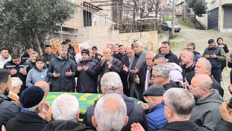 CENAZE TÖRENİNE KATILIM SAĞLADIK...