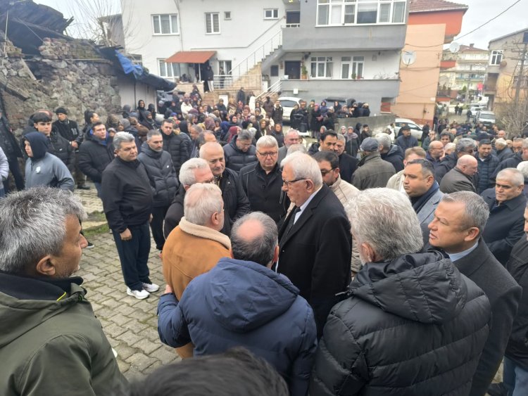 CENAZE TÖRENİNE KATILIM SAĞLADIK...