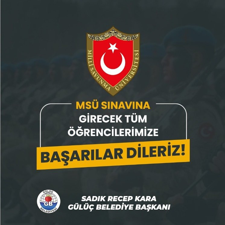 BAŞARILAR DİLİYORUM...