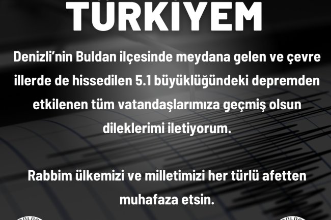 GEÇMİŞ OLSUN TÜRKİYEM...