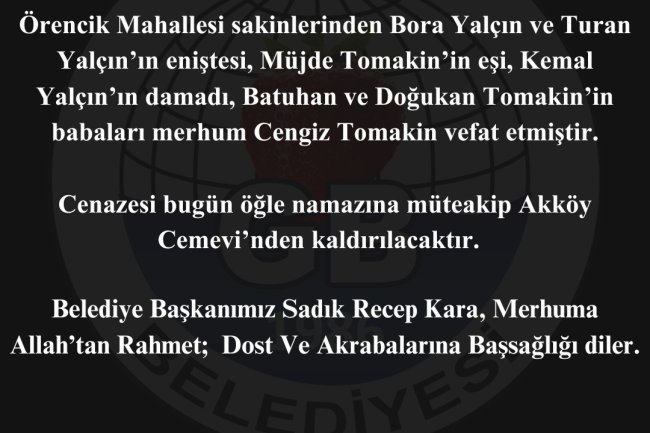 Vefat & Başsağlığı