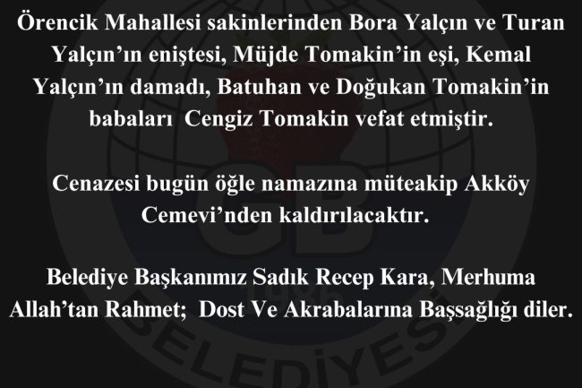 Vefat & Başsağlığı