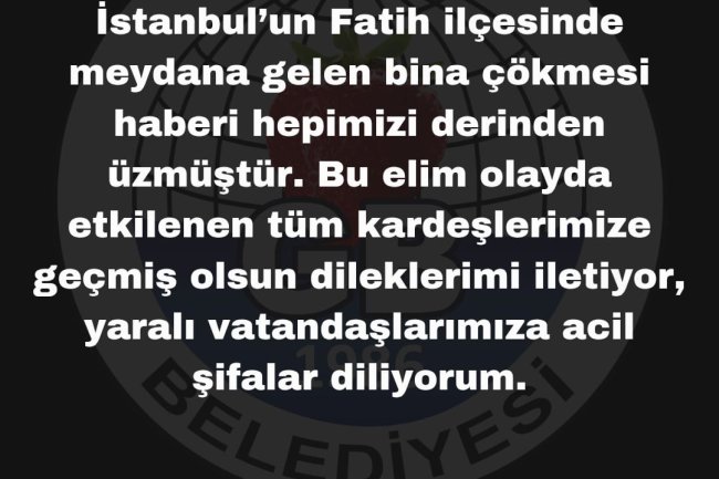 İSTANBUL FATİH İLÇESİNDE ÇÖKEN BİNA HABERİ HEPİMİZİ DERİNDEN ETKİLEMİŞTİR...