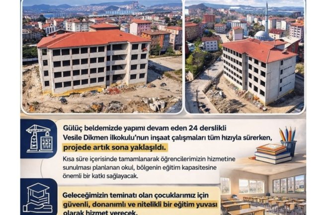 Gülüç – Vesile Dikmen İlkokulu’nda Sona Yaklaşıldı