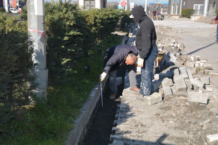 KİLİT PARKE TAŞ ÇALIŞMALARIMIZ ARALIKSIZ OLARAK DEVAM EDİYOR...