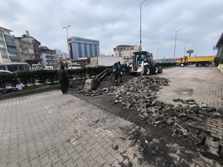 KİLİT PARKE TAŞ ÇALIŞMALARIMIZ ARALIKSIZ OLARAK DEVAM EDİYOR...