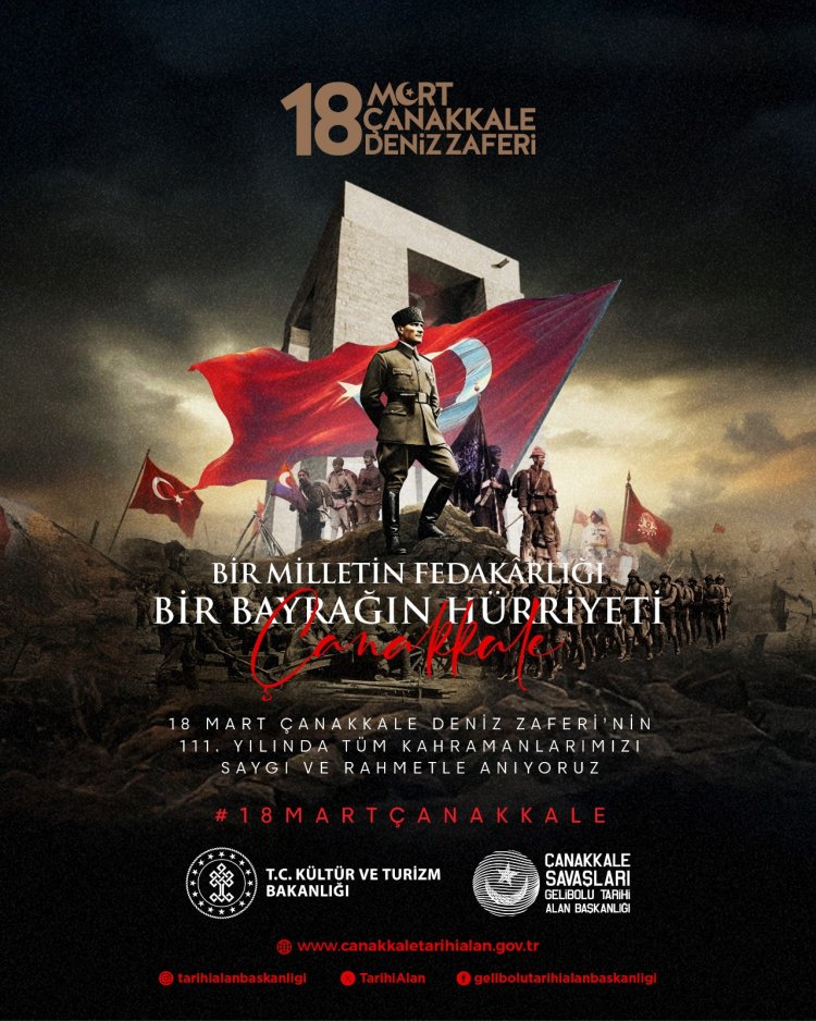 18 Mart Çanakkale Zaferi ve Şehitleri Anma Günü Kutlu Olsun...