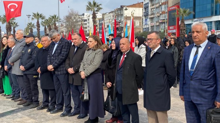 18 Mart Çanakkale Zaferi ve Şehitleri Anma Günü kapsamında Kdz. Ereğli Atatürk Anıtı önünde düzenlenen çelenk sunma törenine katılım sağladık.